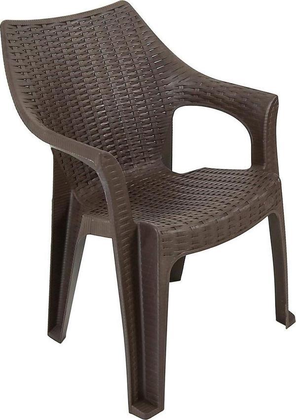 Mandella Polo Rattan Koltuk (4 adet) KAHVERENGİ - Image 1