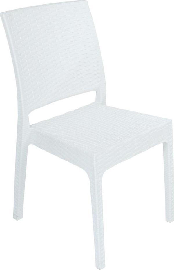 Mandella Elit Rattan Sandalye (4 adet) BEYAZ - Image 1