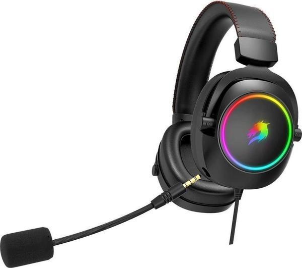 GameBooster H44 RGB USB 7.1 Siyah Profesyonel Kablolu Gaming Kulaklık - Image 1