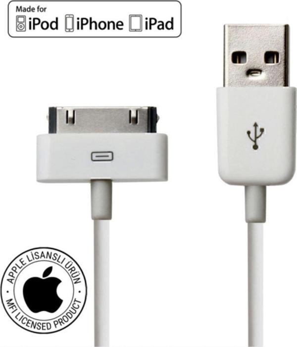 Mirax Sde-4100 Iphone 4/4S Şarj Ve Data Transfer Kablosu Apple Lisanslı Orijinal Ürün - Image 1