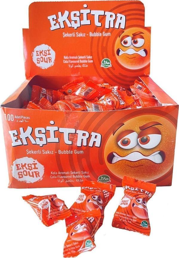 Bebeto Ekşitra Kola Aromalı Ekşi Şekerli Sakız 100 Adet - Image 1
