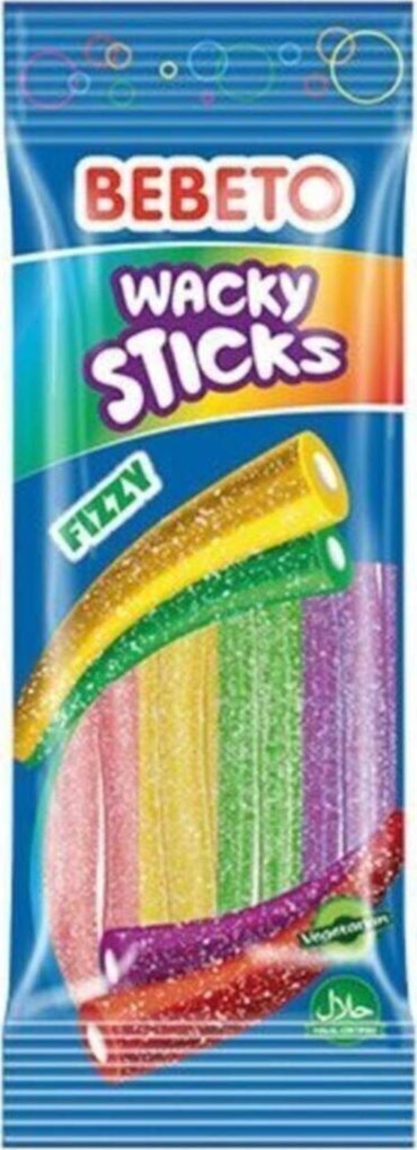 Bebeto Wacky Stıcks 4 Renk 75Gx12 Adet - Image 1