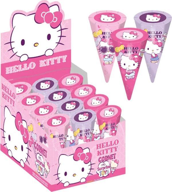 Hello Kitty Sürpriz Oyuncak Kornet 25Gr 12 Adet - Image 1