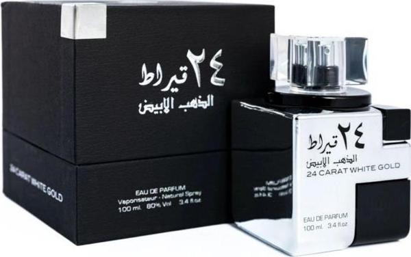 Lattafa 24 Carat White Gold EDP Unisex 100 ml - Image 1