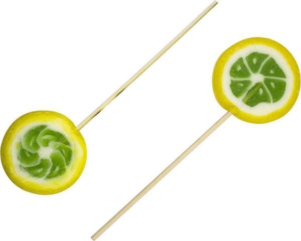 Şekeyci Meyveli Lolipop Polonya Şekeri Limon 10 Adet - Image 1