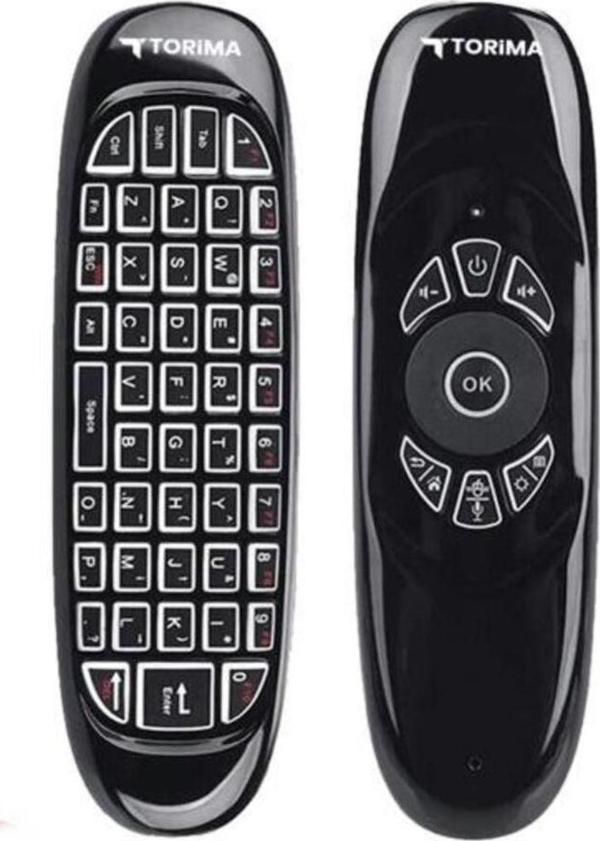 2.4g Kablosuz Air Mouse Ve Mini Klavyeli Uzaktan Akıllı Kumanda ANDROİD TV UYUMLU - Image 1