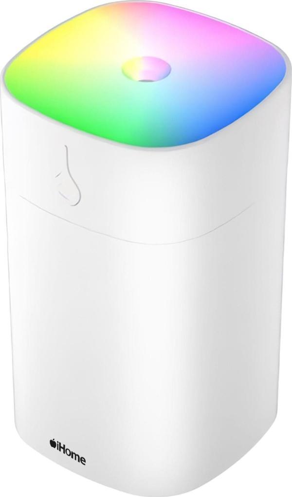 NPO iHome NPD09B RGB Renkli Aromaterapi Difüzör ve Ultrasonik Hava Nemlendirici Buhar Makinesi - Image 1