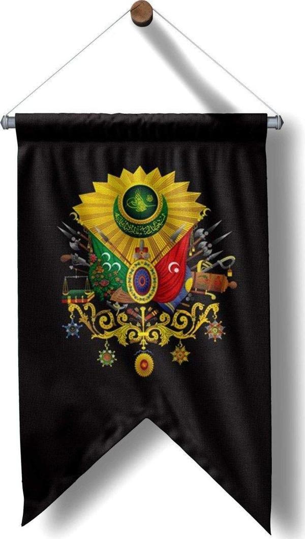 Osmanlı Armalı Flama 50x70 cm - Image 1