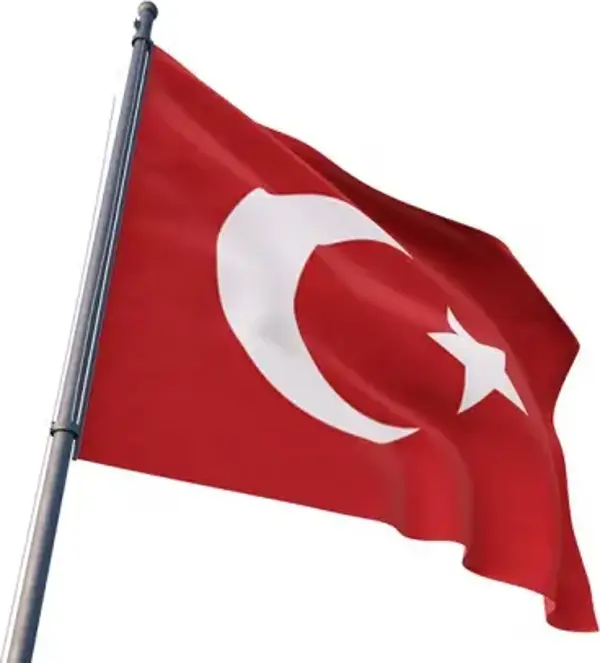 Türk Bayrağı 120x180 cm Gönder Bayrağı - Image 1