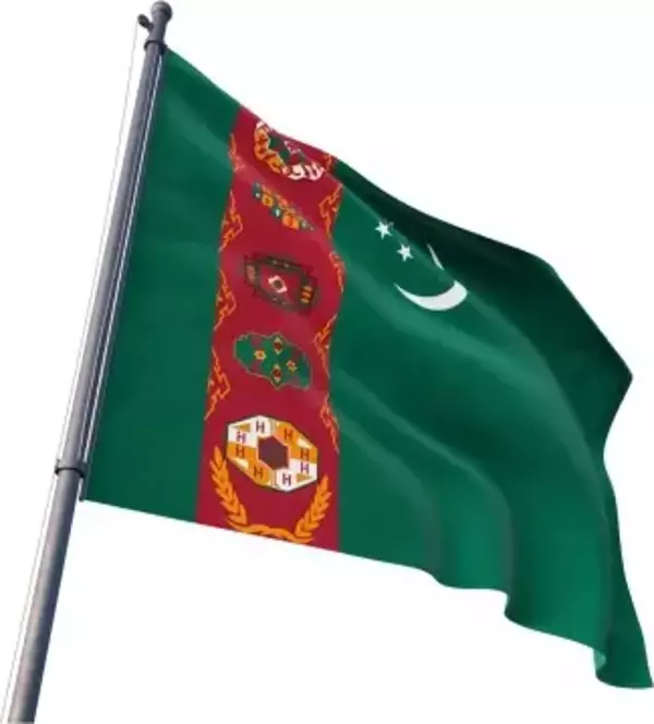 Türkmenistan Bayrakları 50x75 cm - Image 1