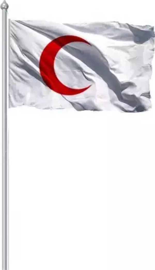 Kızılay Bayrağı 70x105 cm Gönder Bayrağı  - Image 1
