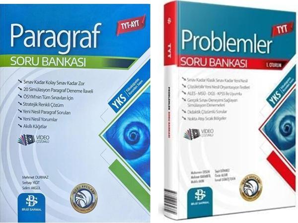 Bilgi Sarmal Paragraf ve Problemler Soru Bankası Seti 2 Kitap - Bilgi Sarmal Yayınları - Image 1
