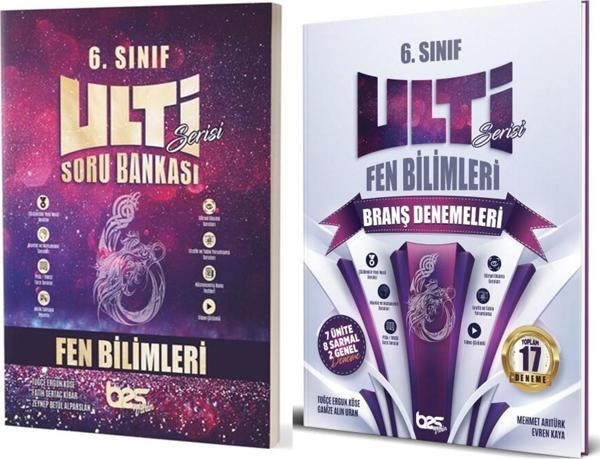 Ulti Yayınları 6.Sınıf Fen Bilimleri Soru Bankası ve Deneme Seti 2 Kitap - BES Yayınları - Image 1