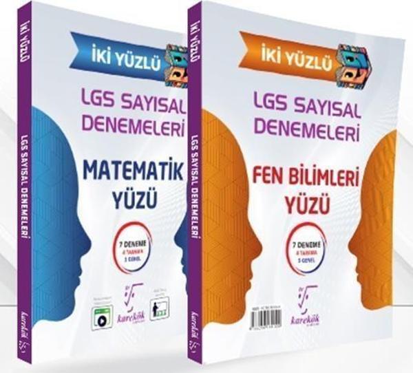 8. Sınıf İki Yüzlü LGS Sayısal Denemeleri Karekök Yayıncılık - Karekök Eğitim Yayınları - Image 1