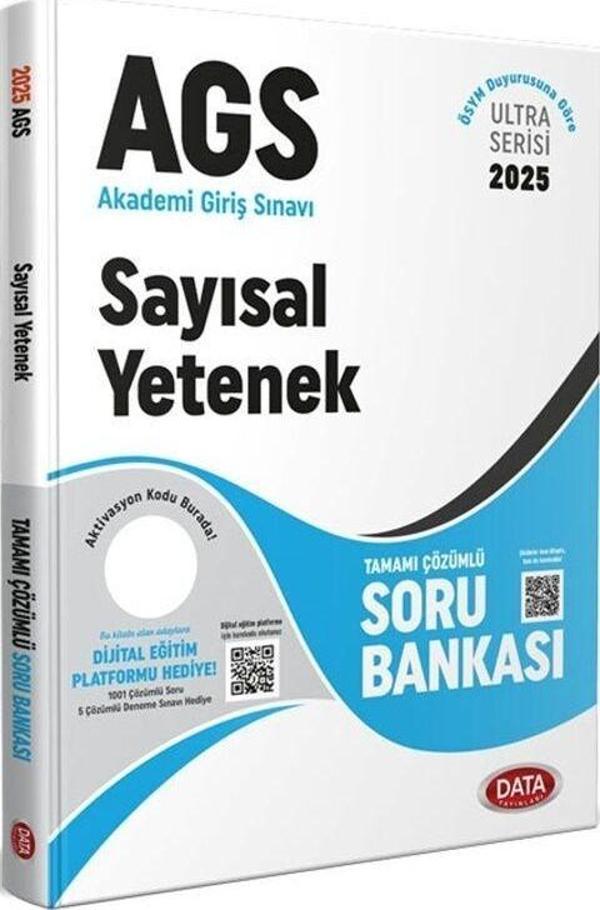 2025 AGS Ultra Serisi Sayısal Yetenek Soru Bankası Data Yayınları - Data Yayınları - Image 1