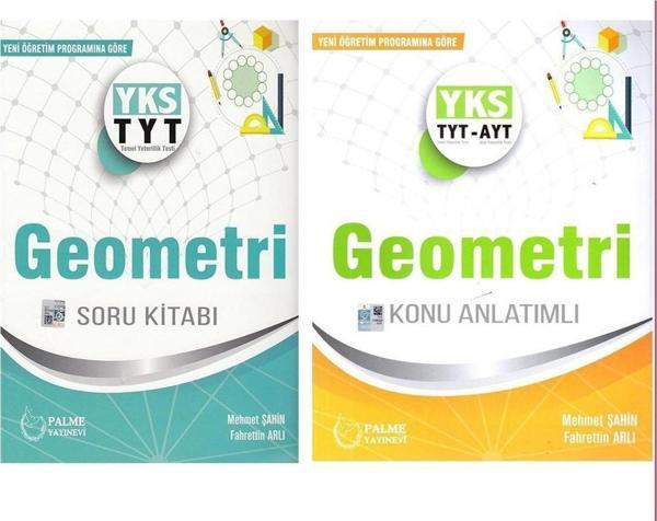 Palme Yayınları TYT Geometri Soru ve TYT AYT Geometri Konu Seti 2 Kitap - Palme Yayınları - Image 1