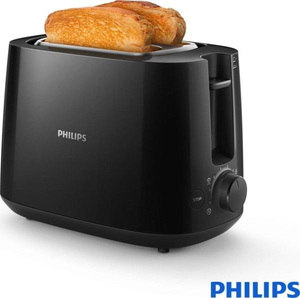 Philips HD2581/90 Siyah Daily Collection Ekmek Kızartma Makinesi - Image 1