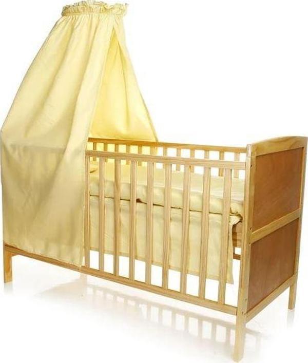 Tectake 60X120 cm Beşik SARI - Image 1