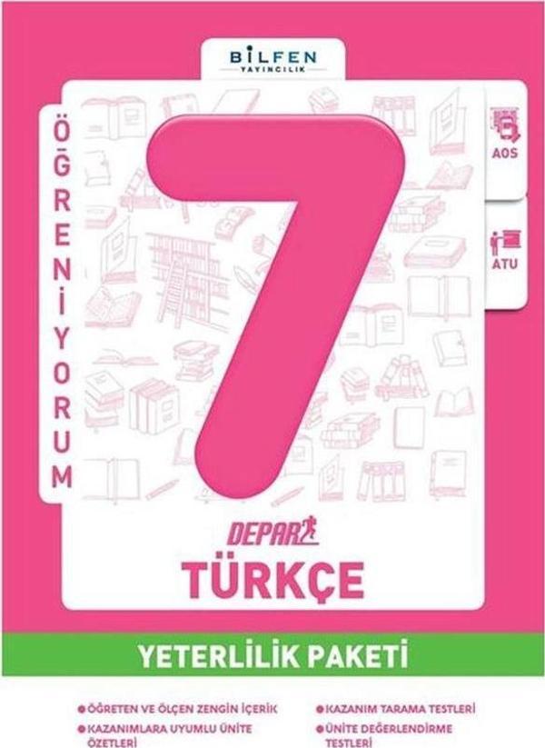 Bilfen Yayınları 7.Sınıf Türkçe Depar Yeterlilik Paketi - Bilfen Yayınları - Image 1
