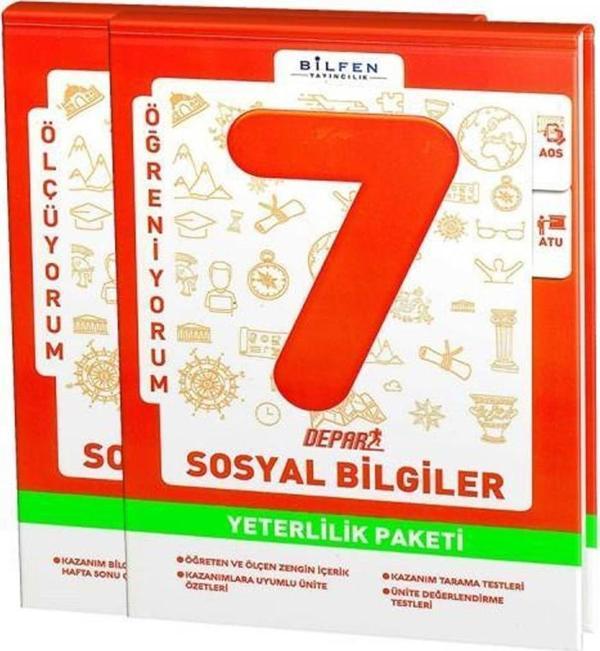 Bilfen Yayınları 7.Sınıf Sosyal Bilgiler Depar Yeterlilik Paketi - Bilfen Yayınları - Image 1