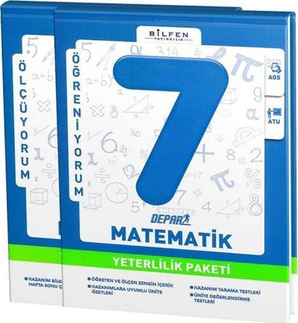 Bilfen Yayınları 7.Sınıf Matematik Depar Yeterlilik Paketi - Bilfen Yayınları - Image 1