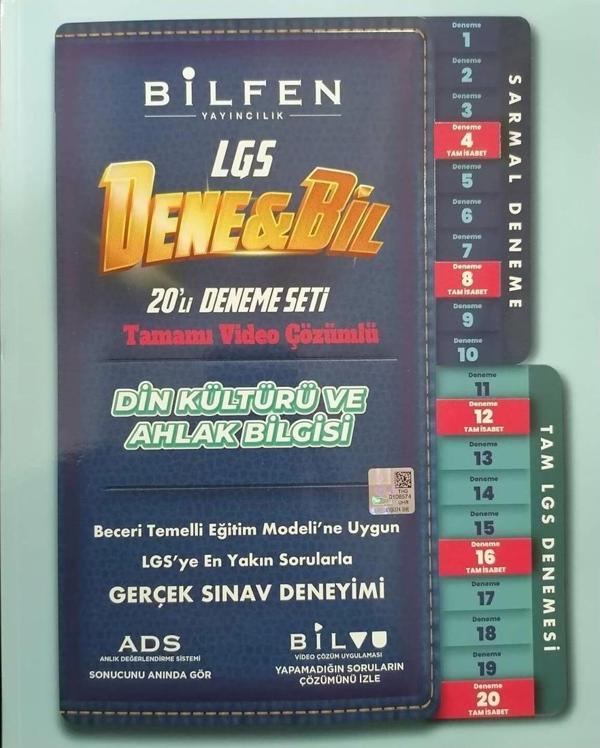 Bilfen Yayınları 8. Sınıf Denebil Din Kültürü 20'li Deneme Seti - Bilfen Yayınları - Image 1