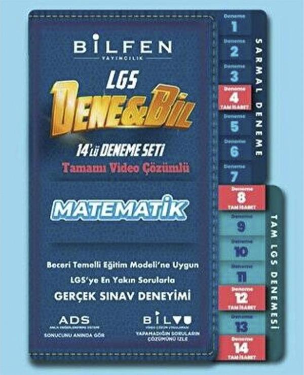 Bilfen Yayınları 8. Sınıf Denebil Matematik 14'lü Deneme Seti - Bilfen Yayınları - Image 1