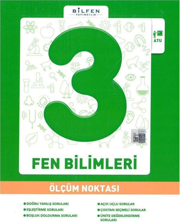 Bilfen Yayınları 3. Sınıf Fen Bilimleri Ölçüm Noktası - Bilfen Yayınları - Image 1