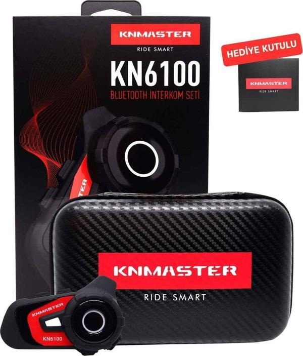 KNMASTER KN6100 MOTOSİKLET BLUETOOTH INTERKOM KULAKLIK SETİ - Image 1