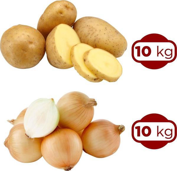 GELTAT Patates Afyon 10 Kg + Kuru Soğan 10 kg - Image 1