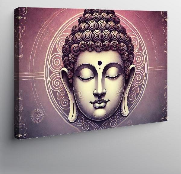 Kanvas Tablo Budist Meditasyon Portresi - Image 1