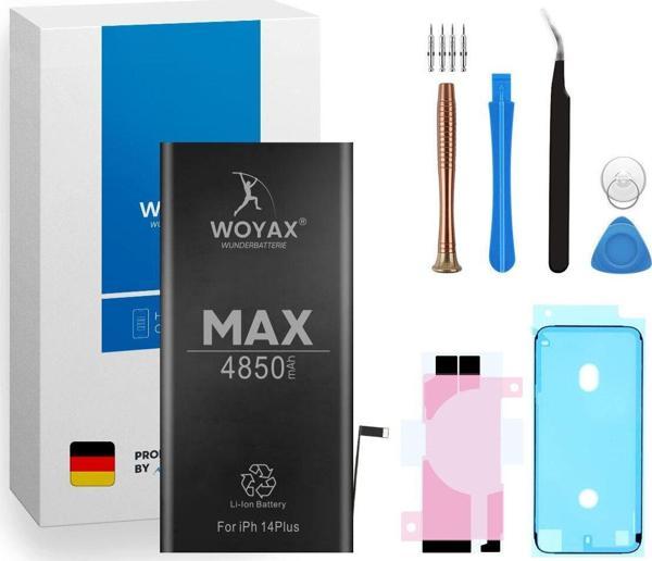 Woyax Iphone 14 Plus  Uyumlu  Premium Batarya 4850 Mah Yüksek Kapasite - Image 1