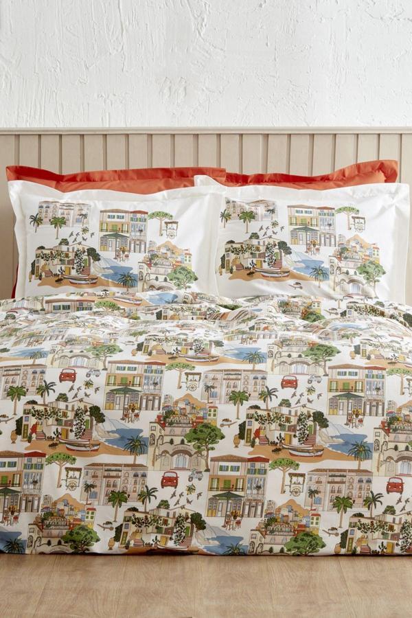 Karaca Home Gwen Terracotta %100 Pamuk Çift Kişilik Nevresim Takımı PP - Image 1