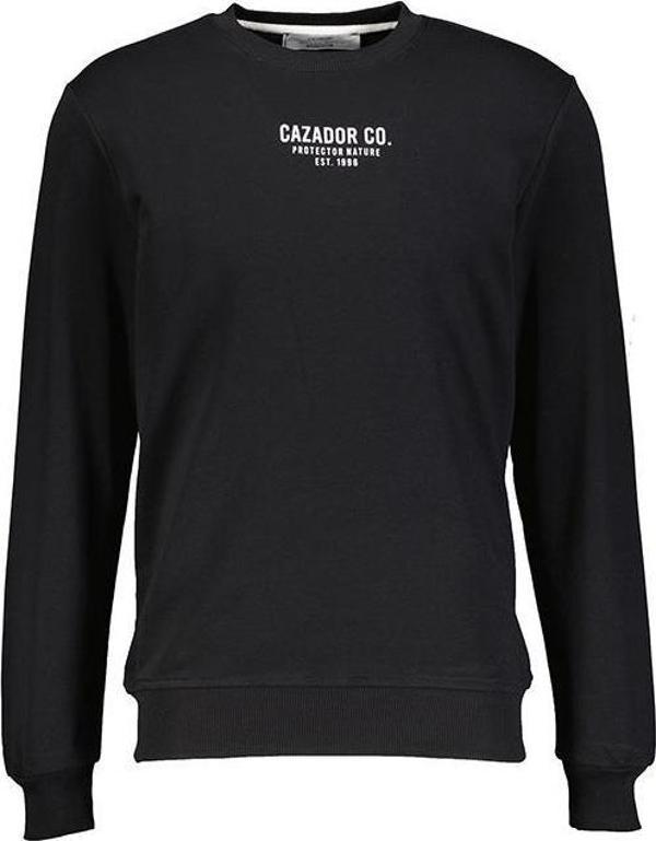 Cazador Erkek 3 İplik Sweatshirt Şardonsuz  5242 Siyah - Image 1