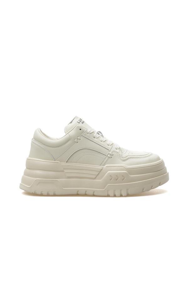 Lufian Darla Kadın Sneaker Ayakkabı Beyaz - Image 1