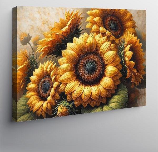 Kanvas Tablo Günebakanların Dansı - Image 1