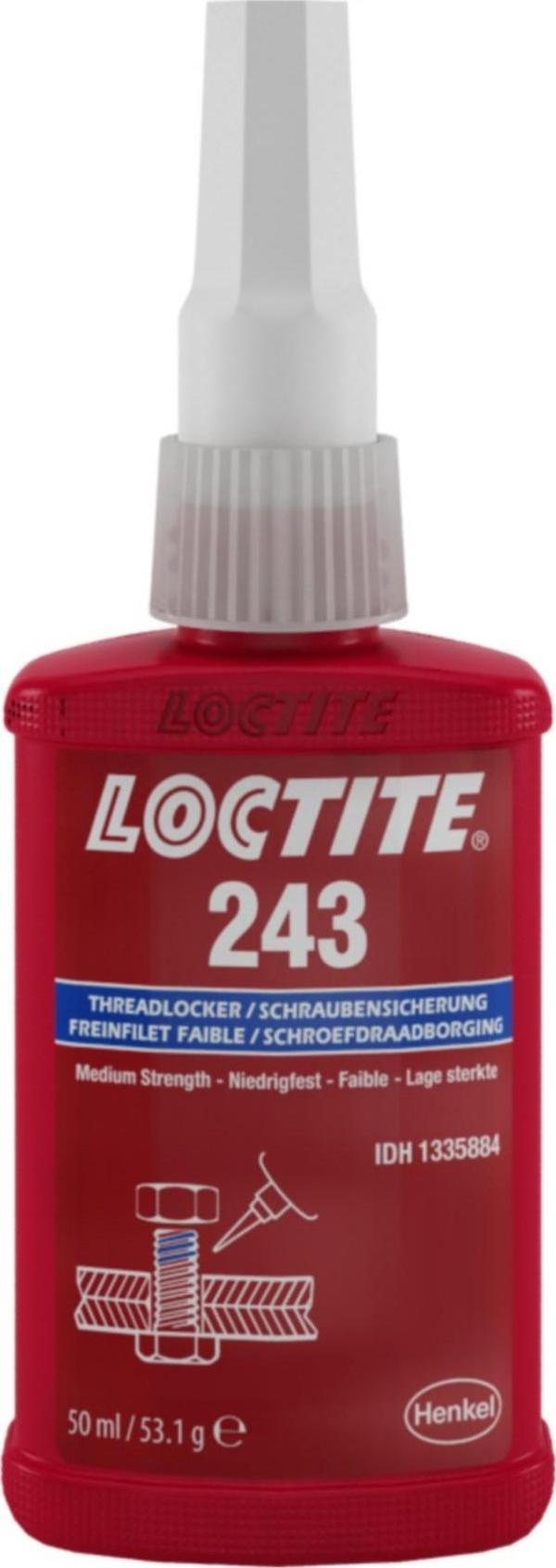 Loctite 243 Orta Mukavemetli Vida Sabitleyici 50 ml - Image 1