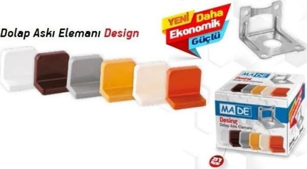MADE DOLAP ASKI ELEMANI KAHVE   250 ADET - Image 1