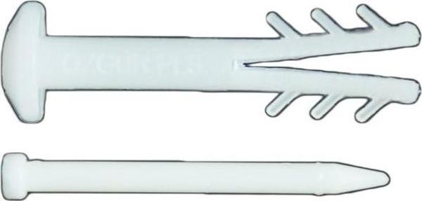 MADE PLASTİK Çivili Dübel 7 mm - 1 PK 500 Adet - Image 1