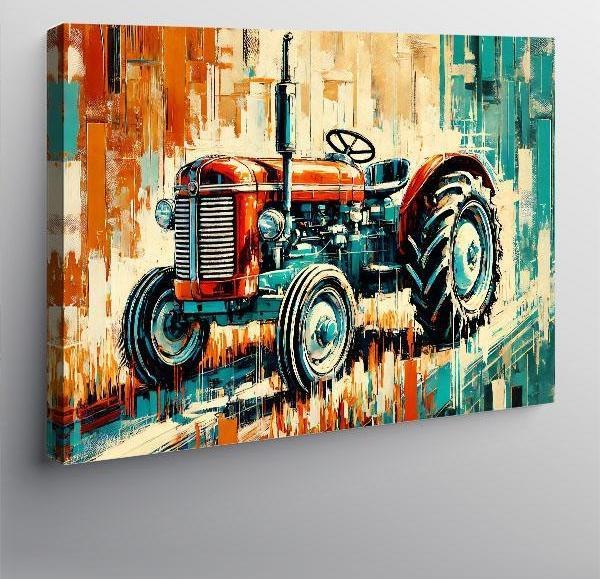 Kanvas Tablo Retro Traktör: Tarımın Ruhu - Image 1