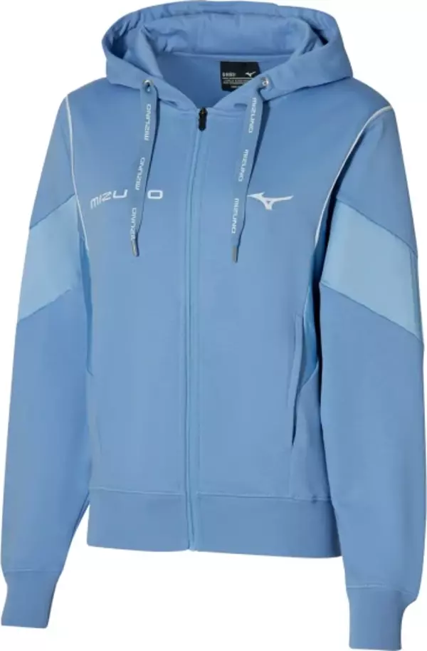 Athletics Mizuno Sweat Jacket  Kadın Kapüşonlu Sweatshirt Mavi - Image 1