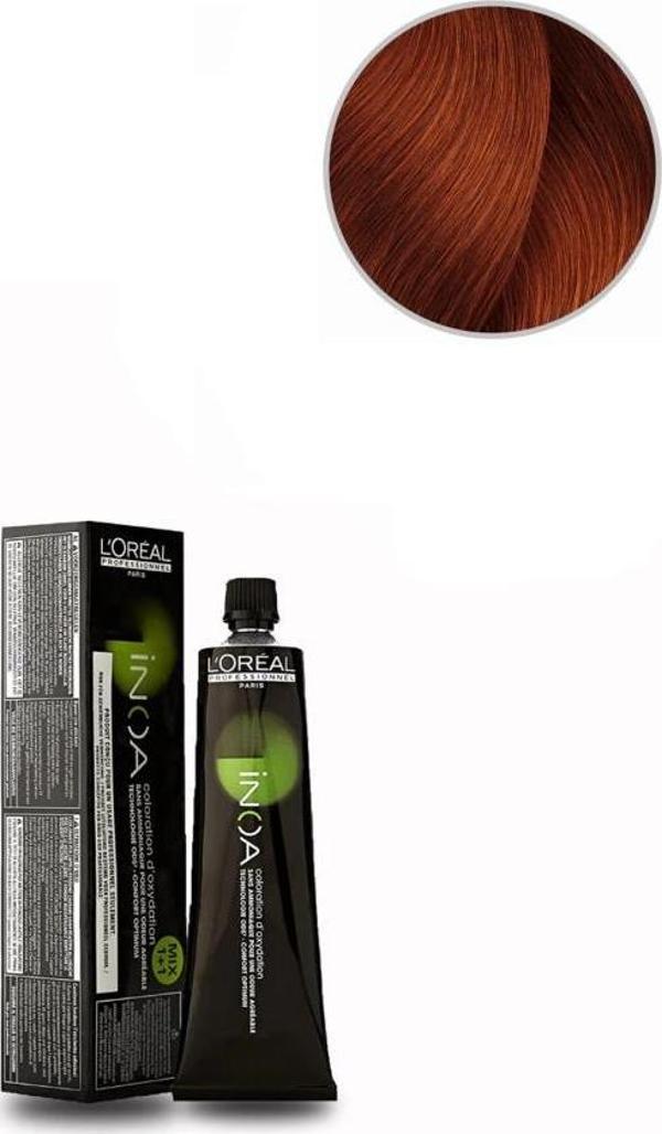 Loreal Professionnel Inoa 6.46 Koyu Kumral Bakır Kızıl 60 gr Saç Boyası - Image 1