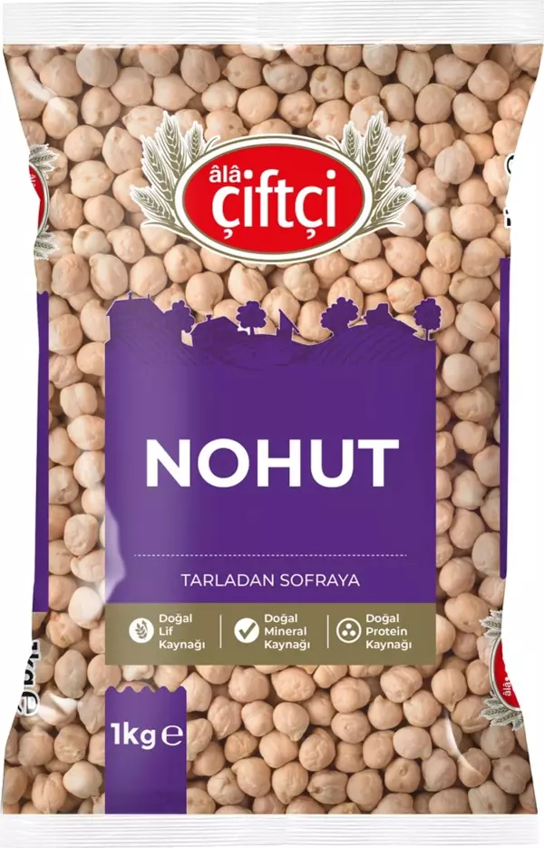 Ala Çiftçi Koç Başı Nohut 8 mm 1 kg - Image 1