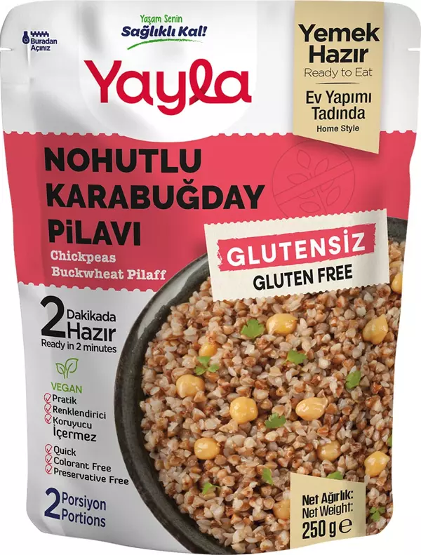 Yayla Glutensiz Nohutlu Karabuğday Pilavı 250 gr - Image 1