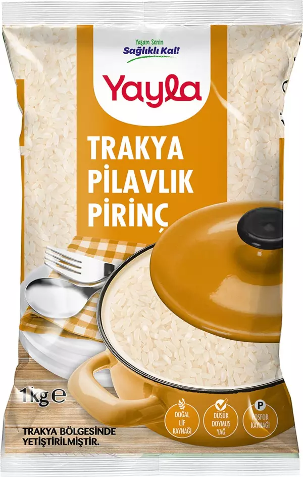 Yayla Trakya Pirinç 1 kg - Image 1