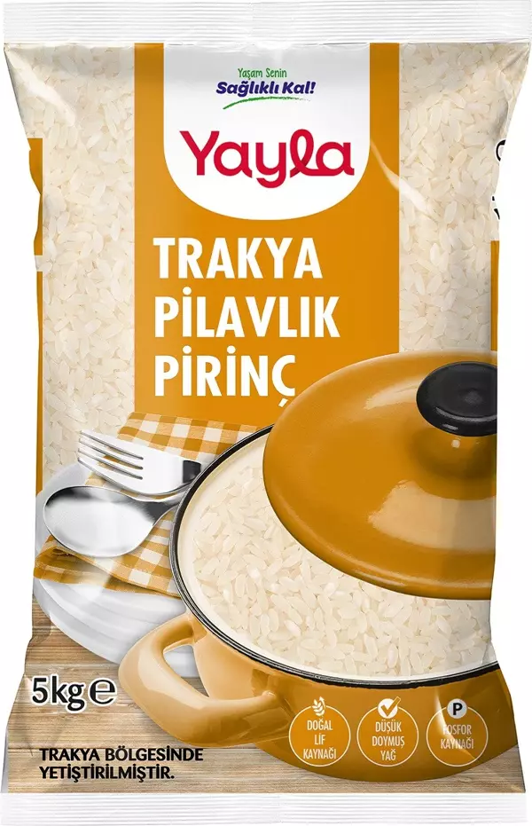 Yayla Trakya Pirinç 5 kg - Image 1