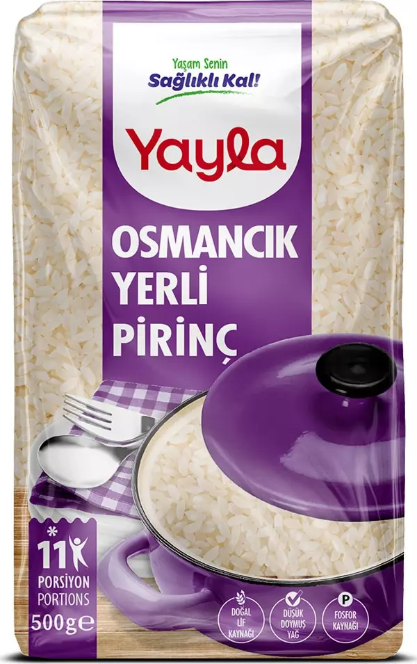 Yayla Yerli Pirinç Osmancık Bölgesi Mahsulü 500 gr - Image 1