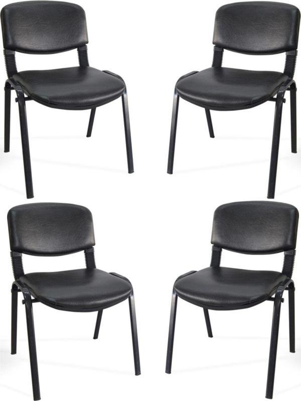 CLK Form Ofis Bekleme Misafir Sandalyesi Koltuğu 4'Lü - Image 1
