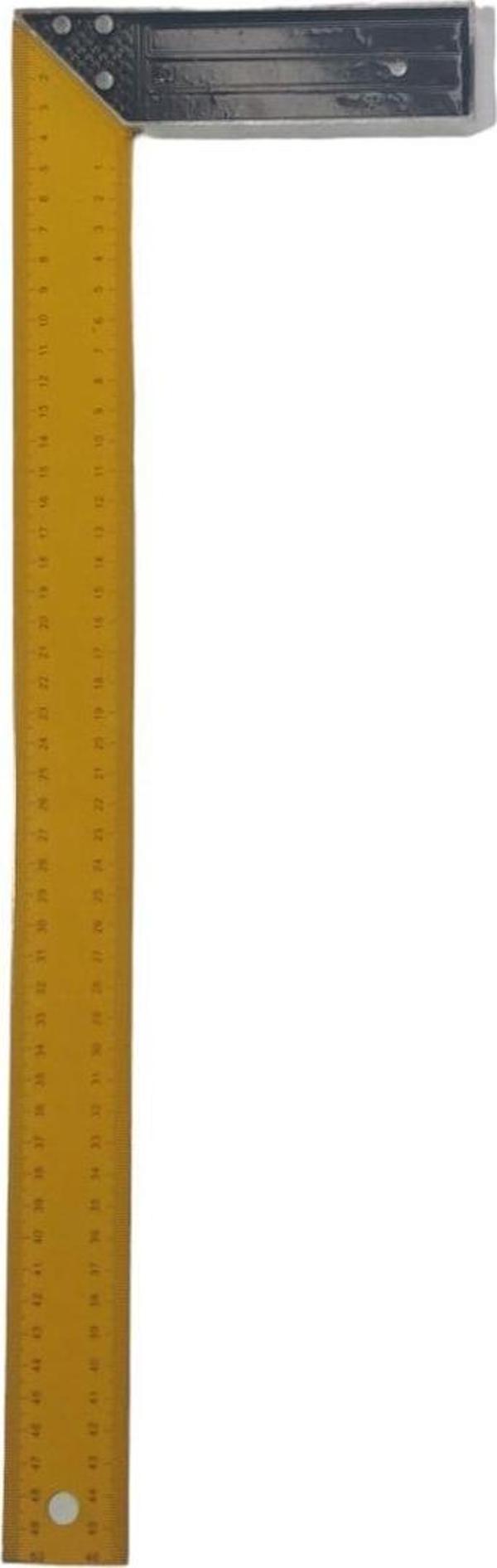 YSB 40 Cm Metal Sarı Marangoz Gönye - Image 1