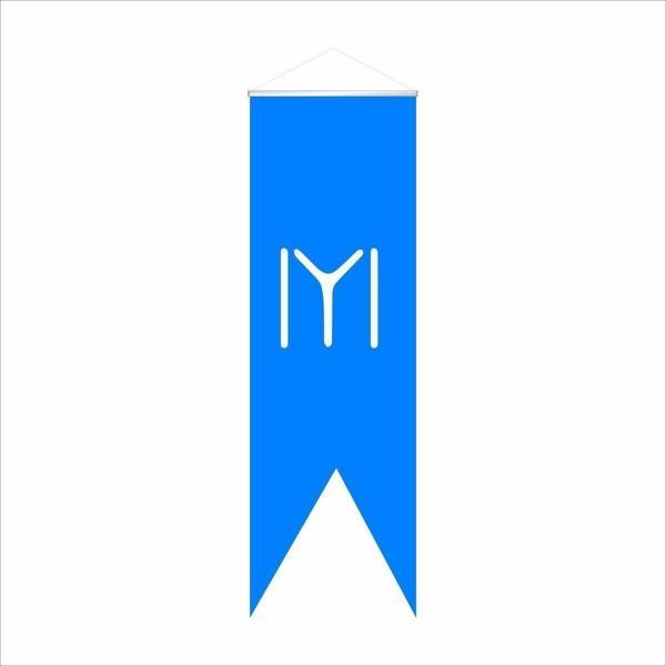 Bayrakal Kayı Boyu Kırlangıç Saten Bayrak 50 x 200 cm - Image 1